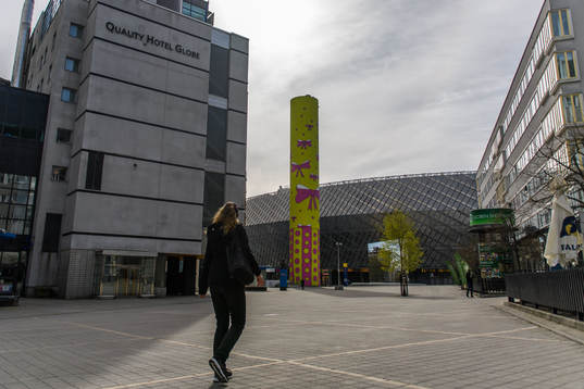 Exteriör av Tele2 Arena