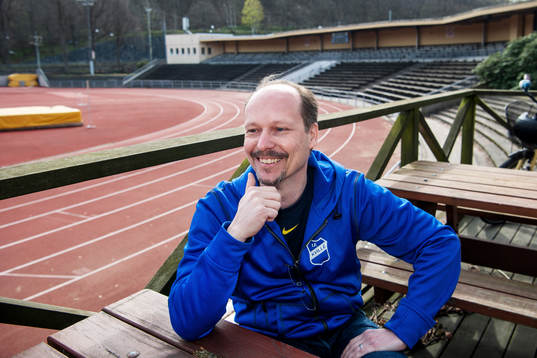 Peter Karlsson, innehavare av det svenska rekordet på 100