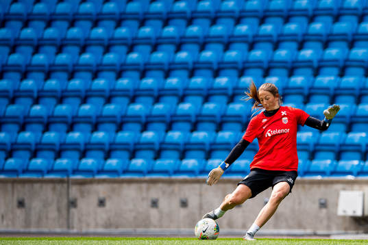 Goalkeeper Cecilie Hauståker Fiskerstrand of the Norwegian