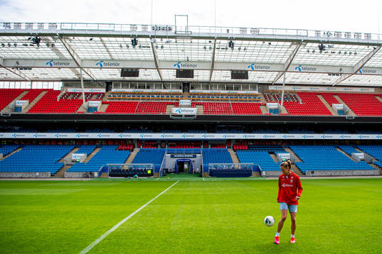 Caroline Graham Hansen of the Norwegian national football