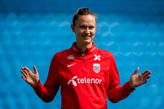 Caroline Graham Hansen of the Norwegian national football