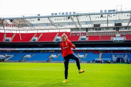 Ingrid Moe Wold of the Norwegian national football team