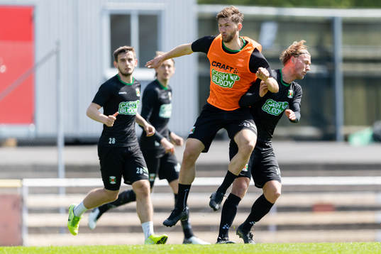 Varbergs Alibek Aliev och Hampus Zachrisson