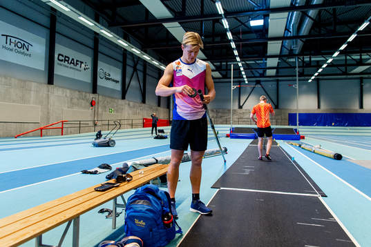 Norwegian pole vaulter Sondre Guttormsen