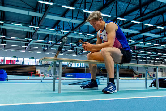 Norwegian pole vaulter Sondre Guttormsen