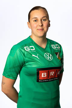 Annie Augustsson, målvakt i häckens damlag