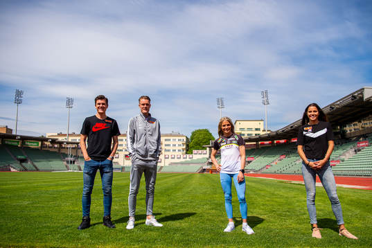 Jakob Ingebrigtsen, Filip Ingebrigtsen, Therese Johaug and