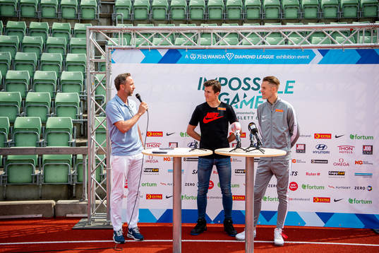 Steinar Hoen, meet director, talks to Jakob Ingebrigtsen