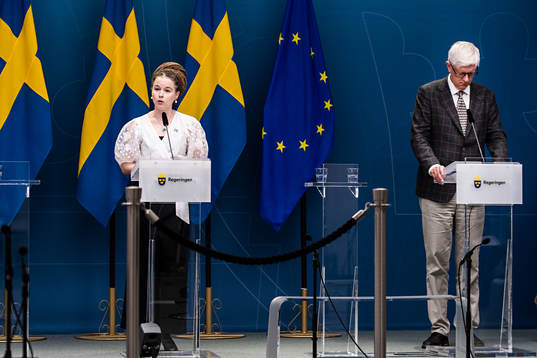 Amanda Lind, Swedish minister of Sport and Culture, and