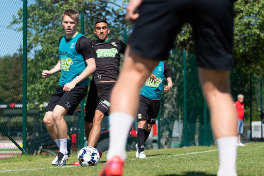 Varbergs Anton Liljenbäck och Daniel Krezic