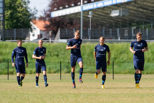 Halmstads Jonathan Svedberg, Andreas Johansson, Erik