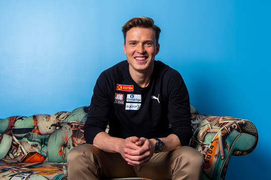 Karsten Warholm of Norway poses for a portrait