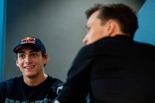 Armand Duplantis of Sweden and Karsten Warholm of Norway