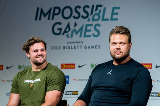 Simon Pettersson and Daniel Ståhl of Sweden