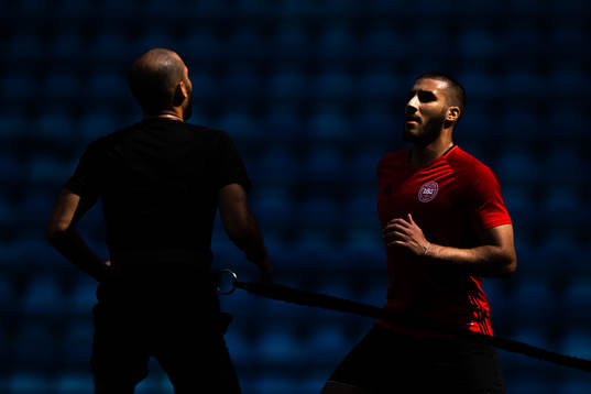 Haitam Aleesami of the Norwegian national football team