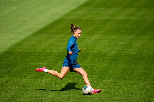 Caroline Graham Hansen of the Norwegian national football