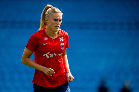 Kristine Leine of the Norwegian national football team
