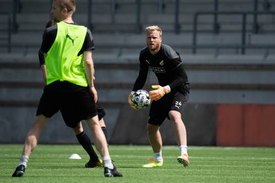 Målvakt Peter Abrahamsson