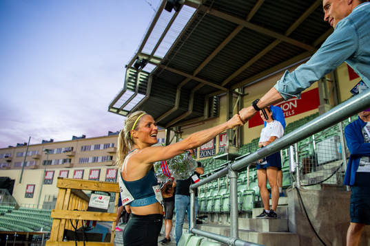 Therese Johaug of Norway with her brother Karstein Johaug