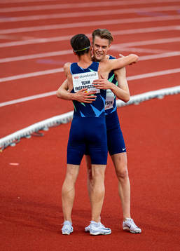 Henrik Ingebrigtsen and Filip Ingebrigtsen of Norway