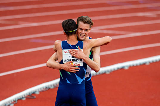 Henrik Ingebrigtsen and Filip Ingebrigtsen of Norway