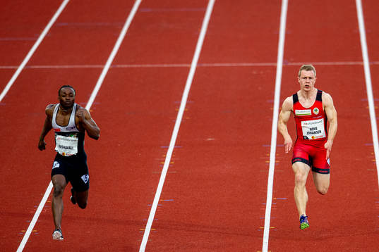 Salum Ageze Kashafali and Mathias Hove Johansen of Norway