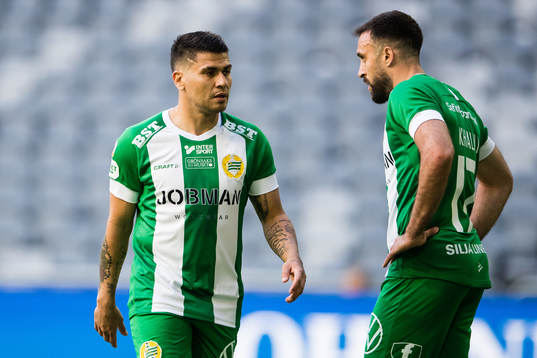 Hammarbys Paulinho och Abdul Khalili