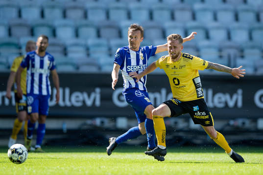IFK Göteborgs Patrik Karlsson Lagemyr och Elfsborgs