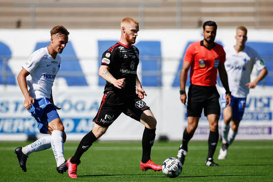 IFK Norrköpings Henrik Castegren och Kalmars Nils Fröling