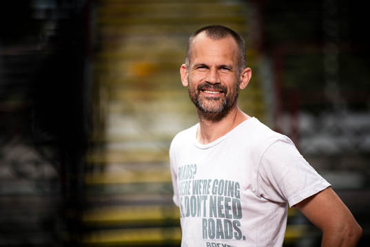 Höjdhopparen Melwin Lycke Holm tränar