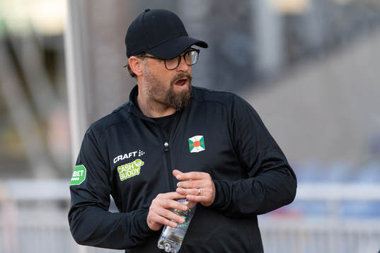 Varbergs tränare Joakim Persson