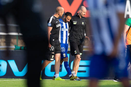 IFK Göteborgs André Calisir med skada