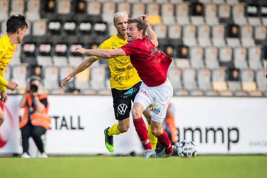Falkenbergs Karl Söderström  och Mjällbys Viktor