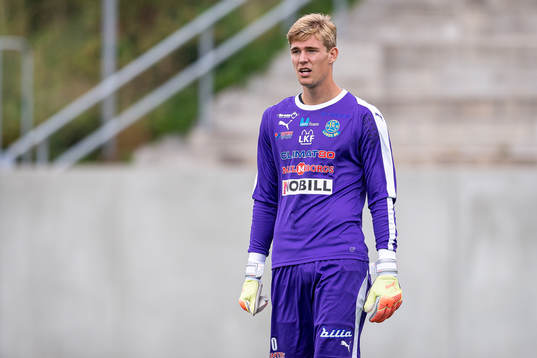 Lunds målvakt Mathias Nilsson