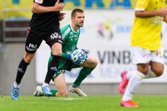 Kalmars målvakt Lucas Hägg Johansson