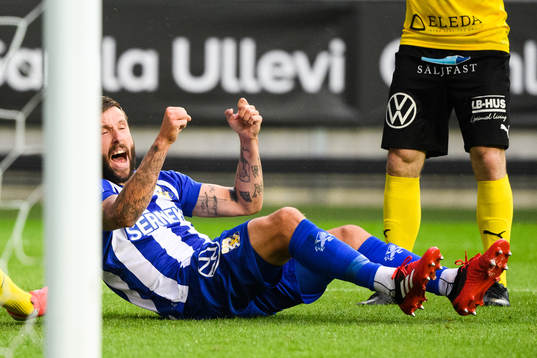 IFK Göteborgs Mattias Bjärsmyr jublar