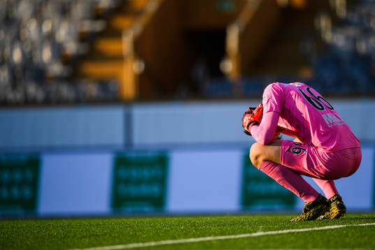 AFC Eskilstunas målvakt Wille Jakobsson deppar