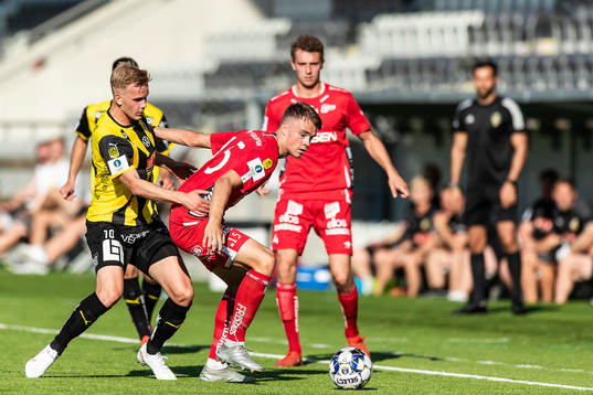 Häckens Jasse Tuominen och Elfsborgs Leo Väisänen