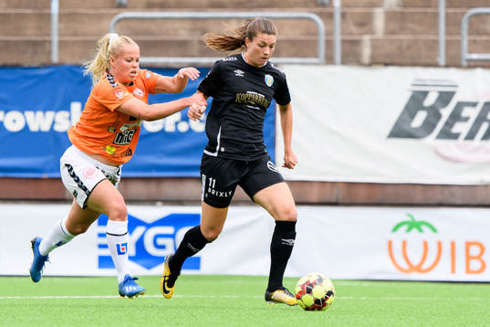 Kristianstads Therese Åsland och Göteborgs Pauline