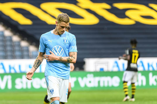 Malmö FFs Sören Rieks deppar