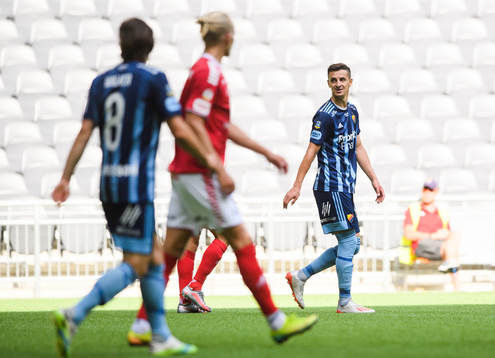 Djurgårdens Haris Radetinac deppar