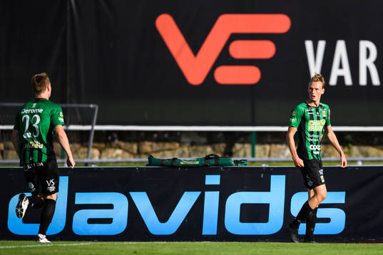 Varbergs Alexander Johansson jublar