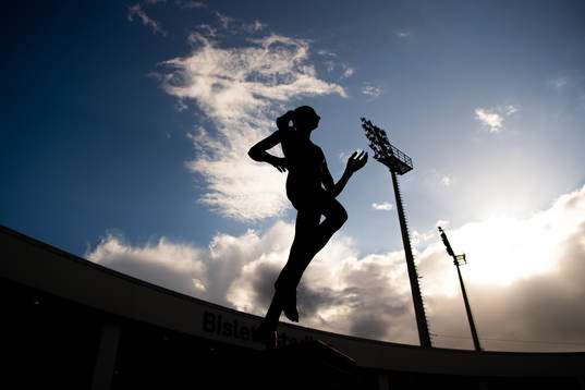 The statue of Grete Waitz outside Bislett stadion