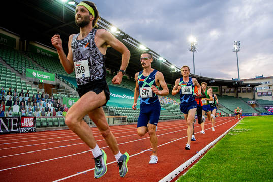 Sindre Buraas, Henrik Ingebrigtsen and Sondre Nordstad Moen