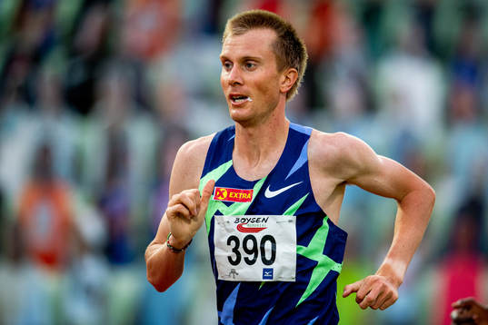 Sondre Nordstad Moen of Norway compete in the men’s 5000