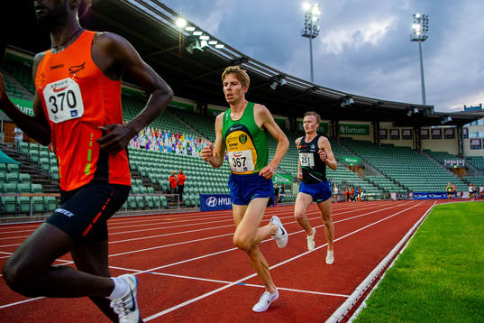 Per Svela and Narve Gilje Nordås of Norway compete in the