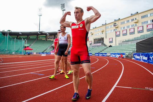 Mathias Hove Johansen celebrates
