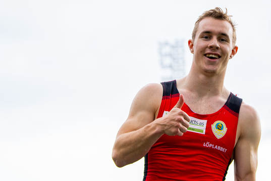 Mathias Hove Johansen celebrates