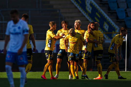 Elfsborgs spelare jublar