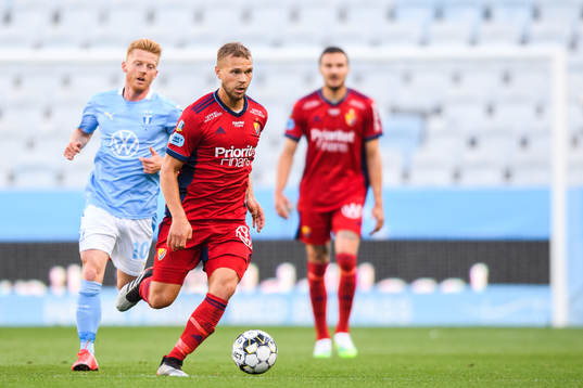 Malmö FFs Anders Christiansen och Djurgårdens Jesper
